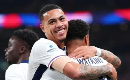England Dominates Wembley Friendly as Rogers Watkins and Saka Secure 3-0 Victory Over Wales