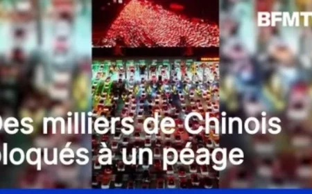 Massive Traffic Jams in China Capture Attention as National Day Holiday Comes to an End