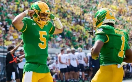How to Watch Oregon vs Indiana Live Today: Time and TV Channel Details for Week 7 Game
