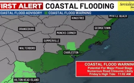 First Alert: Downtown Roads Temporarily Shut Due to Tidal Flooding This Friday
