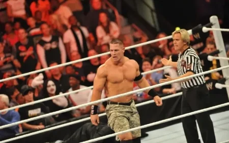 WWE Star John Cena Honors Bray Wyatt and Chris Jericho at Crown Jewel Event