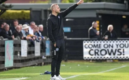 Caretaker Linnets Manager Finds Inspiration in Successful Young Coaches