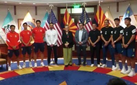 Chivas and América Visit Arizona State Capitol with a Warm Welcome from Governor Katie Hobbs
