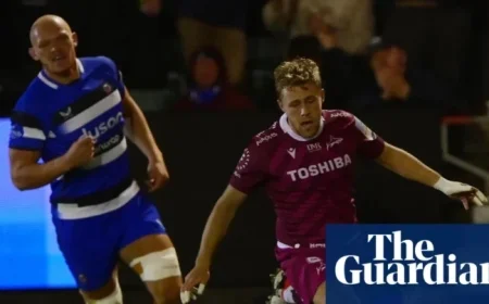 Henry Arundell Shines in Bath’s Nail-Biting Victory Over Sale Catching Borthwick’s Attention