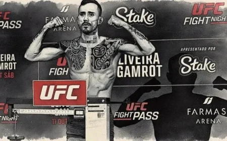 Brazilian Fighter Exceeds Weight Limit by Four Kilograms at UFC Rio Weigh-in