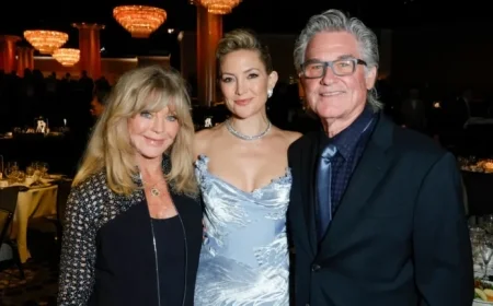 Kate Hudson Honors Goldie Hawn and Kurt Russell as She Receives Pioneer of the Year Award Aiming to Make Them Proud