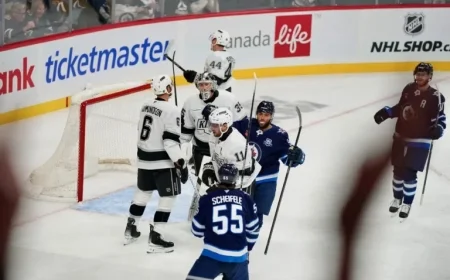 Scheifele’s Double Goal Performance Leads Jets to 3-2 Victory Over Kings