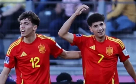 Colombia U-20 Team Struggles Against Rayane Belaid’s Precision as Spain Scores