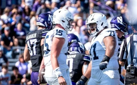 Penn State Football Reveals Nostalgic End Zones for Exciting Northwestern Matchup
