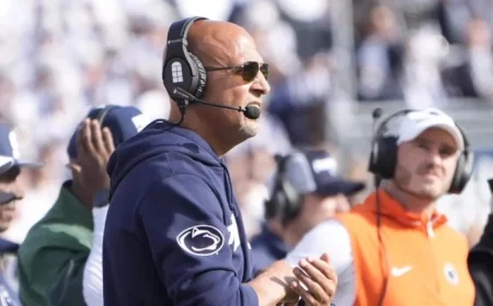PSU Fans Call for James Franklin’s Firing Following Loss to NW and Drew Allar’s Injury