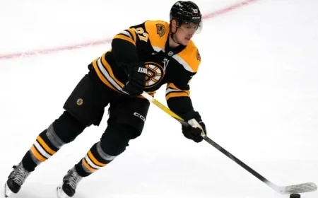 Bruins D Hampus Lindholm Leaves Blackhawks Game with Lower-Body Injury