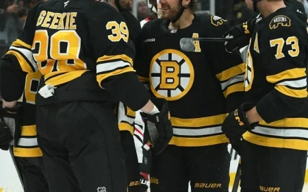 Hampus Lindholm Sidelined for Game Against Sabres Discover Bruins Morning Skate Lineup