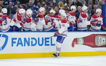 Canadiens Rising Star Oliver Kapanen Nets First NHL Goal in Thrilling Match Against Maple Leafs