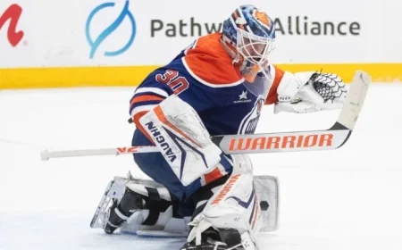 Calvin Pickard Set to Guard the Net as Oilers face Canucks