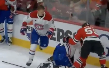 Ivan Demidov and Kaiden Guhle Clash in Intense On-Ice Showdown