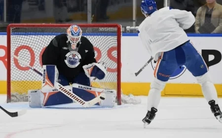 Calvin Pickard Anticipated to Make Season Debut Against Canucks in Projected Lineup