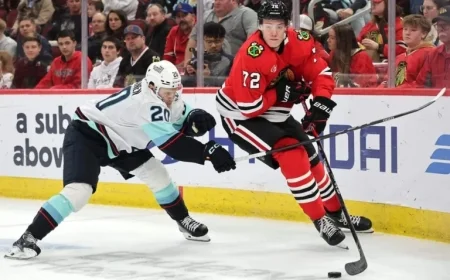 Alex Vlasic Set to Advance His Growth On and Off the Ice with Blackhawks – The Athletic