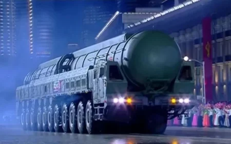 North Korea Unveils Long-Range Missiles Capable of Reaching US Mainland