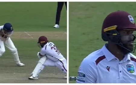 Watch: Sudharsan’s Incredible Catch Stuns Campbell in Potential Catch of the Year Moment
