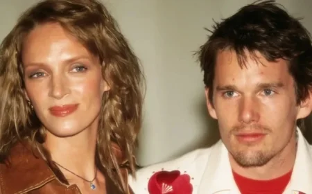 Ethan Hawke Reflects on Uma Thurman Marriage as a Spin the Bottle Experience