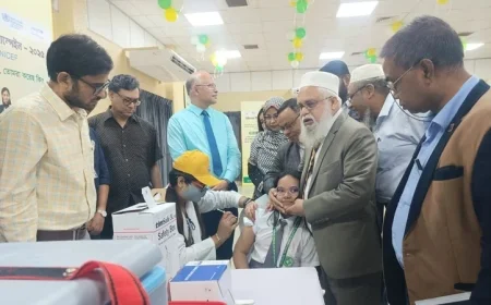 Schools to Administer Typhoid Vaccine to Students from Pre-Primary to Class IX Says DGHS Director