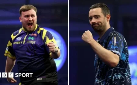 World Grand Prix Final Showdown: Luke Littler vs Luke Humphries Clash for the Title