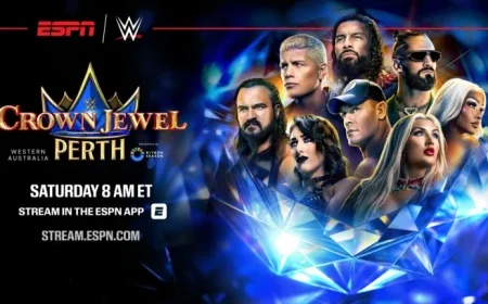 Watch WWE Crown Jewel Exclusively on the ESPN App in the U.S. This Saturday October 11
