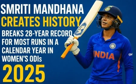 Smriti Mandhana Shatters 28-Year-Old Record in Stunning Achievement