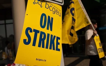 Impact of B.C. Public Workers’ Strike on You Thousands Walk Out