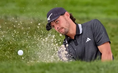 Open de Espana Marco Penge Leads Despite Pitching Wedge Mishap While Jon Rahm Faces Challenging Day