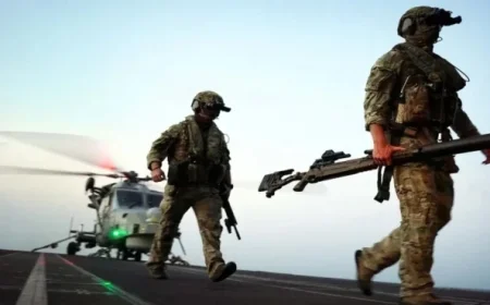 HMS Lancaster in Gulf Patrol: Wildcat Sniper Halts Drug Run with Precision Shot