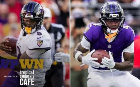 Lamar Jackson Sidelined and Zay Flowers Uncertain for Showdown Against Rams