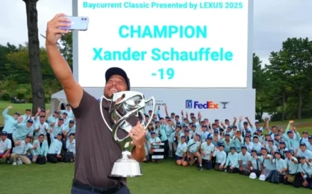 Discover the Full Prize Money Payout at Baycurrent Classic 2025 from an $8 Million Purse