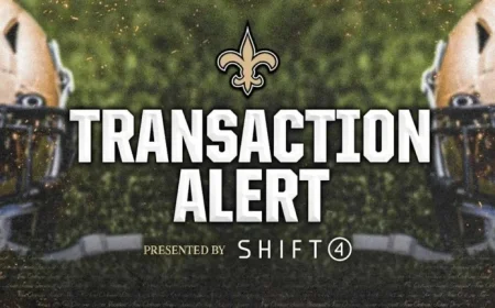 New Orleans Saints Reveal Key Roster Changes and Injury Updates