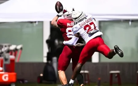 Cardinals Gain Edge Against Tyler Warren by Training with Trey McBride