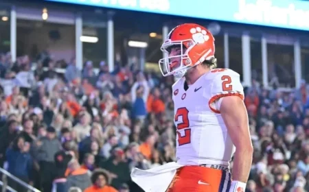 Clemson’s Dabo Swinney Discusses Cade Klubnik’s Ankle Injury After Boston College Game