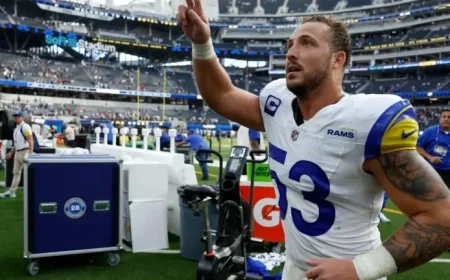 Epic Week 5 Performance Nate Landman Achieves Historic Milestone for Rams After 30 Years