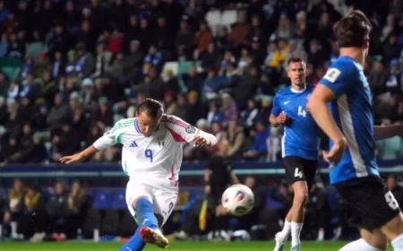 Italy strengthens World Cup qualifying hopes with decisive 3-1 victory over Estonia