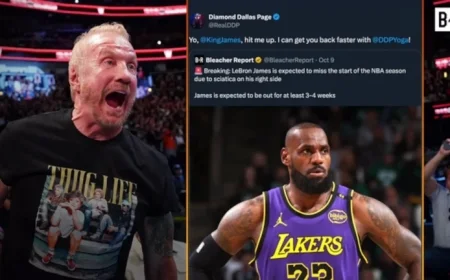 LeBron James Receives WWE Legend DDP’s Offer to Accelerate His Injury Recovery