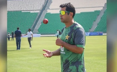 Asif Afridi Anticipates Debut with Sajid Khan Ready for South Africa Test Opener