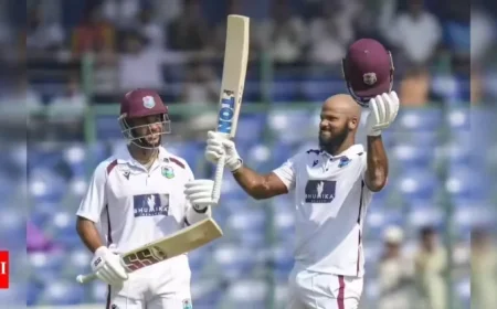 West Indies Opener John Campbell Makes History with Century Against India after 23 Years