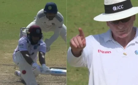 Paul Reiffel’s Long Deliberation on John Campbell’s Wicket Leaves Indian Team Astonished