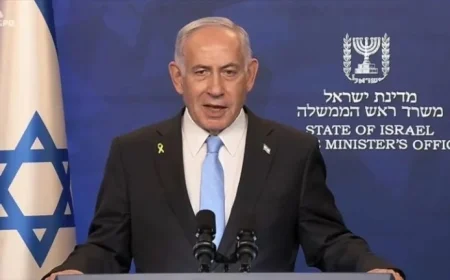 Netanyahu Celebrates New Era Promising Sons Will Return to Their Homeland in Video Address