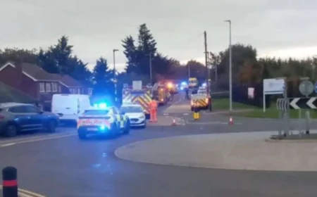 Train Accident Leads to Road Closure and Rail Service Cancellations