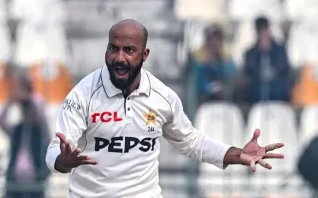 Pakistan anxiously awaits Sajid Khan’s fitness update before South Africa Test series opener