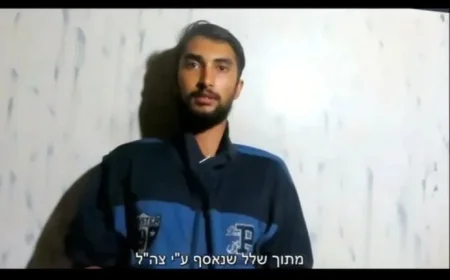 IDF Releases Video Evidence of Hostage Bipin Joshi Found in Gaza Stash