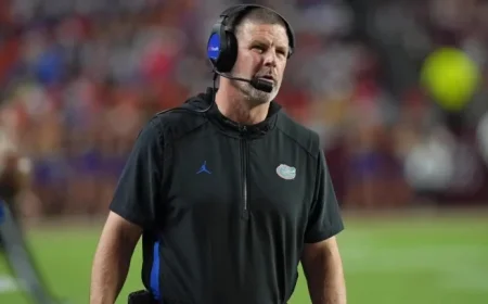Florida Gators Coach Billy Napier’s Job at Risk After 2-4 Start and Loss to Texas A&M