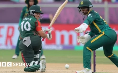 Live Coverage: South Africa vs Bangladesh Women’s Cricket World Cup 2025 Score and Radio Updates