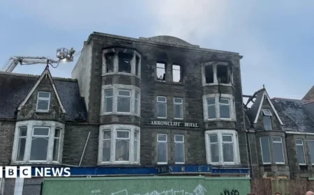 Councillor declares Newquay hotel blaze was an unavoidable outcome