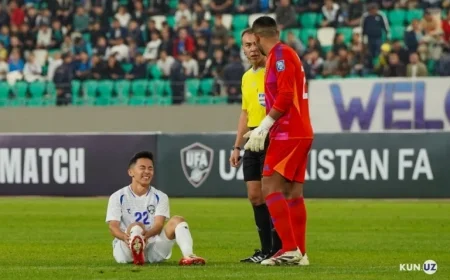Uzbekistan’s Abbos Fayzullayev to Miss Uruguay Friendly Because of Injury